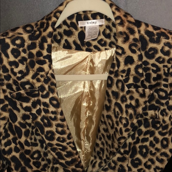 Cheetah print blazer - Picture 1 of 5